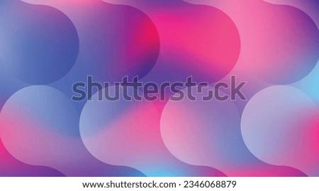 Gradient Waves with metaballs abstract background web and print usage for banners background