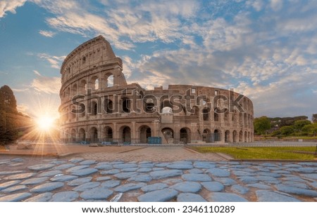 Colosseum in Rome. Colosseum is the most landmark in Rome - Rome , Italy Royalty-Free Stock Photo #2346110289