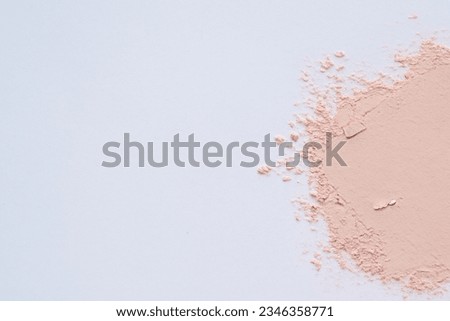 cosmetic branding concept , beautiful cosmetic powder product