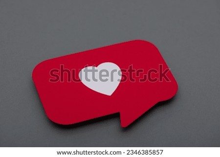 romantic love heart background red symbol valetine Royalty-Free Stock Photo #2346385857