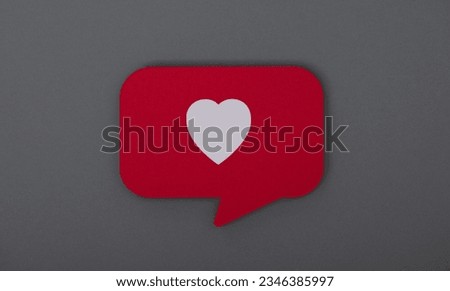 romantic love heart background red symbol valetine Royalty-Free Stock Photo #2346385997