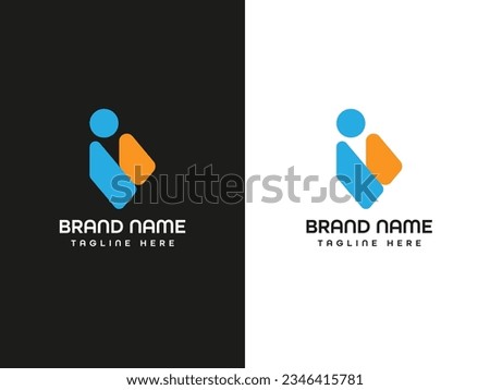 letter monogram business logo design