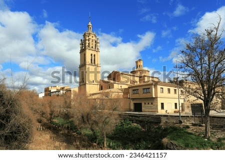 Church of Santa Maria, Way of St. James, Los Arcos, Navarra, Spain Royalty-Free Stock Photo #2346421157