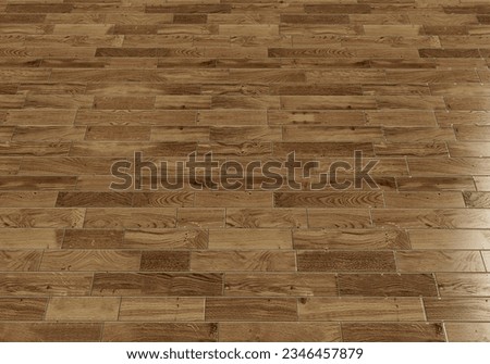 The floor is made of wood which is commonly called parquet