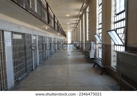 The abandoned Old Idaho Penitentiary in Boise  Royalty-Free Stock Photo #2346475021