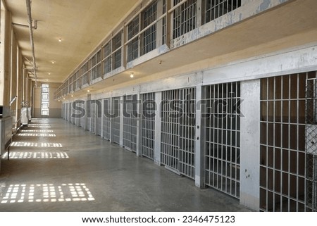 The abandoned Old Idaho Penitentiary in Boise  Royalty-Free Stock Photo #2346475123