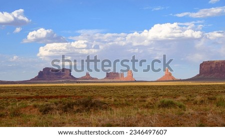 Landscape photograph of Monument Valley