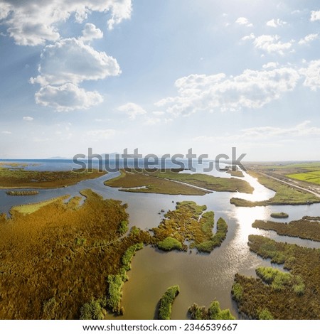River delta Axios - Loudias - Aliakmonas National Park - Macedonia - Greece