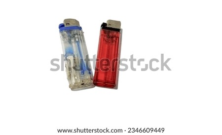 cigarette lighte isolated on white background.