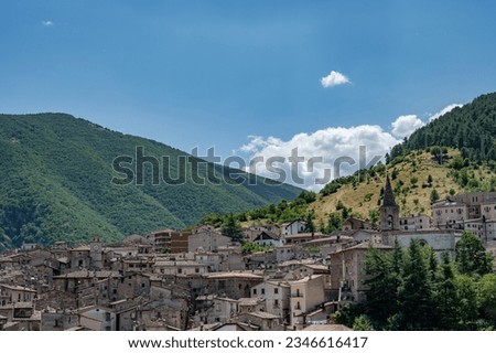 Scanno, Abruzzo.  Scanno is an Italian town of 1 782 inhabitants located in the province of L'Aquila, in Abruzzo. The municipal area, surrounded by the Marsican Mountains