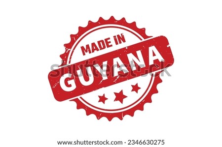 Made In Guyana Rubber Stamp