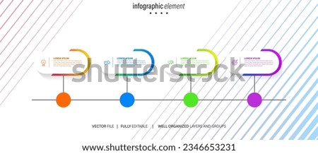 Business information display Process chart Abstract element of the diagram diagram with step, option, section or process Vector business template for presentation Creative concept for infographic