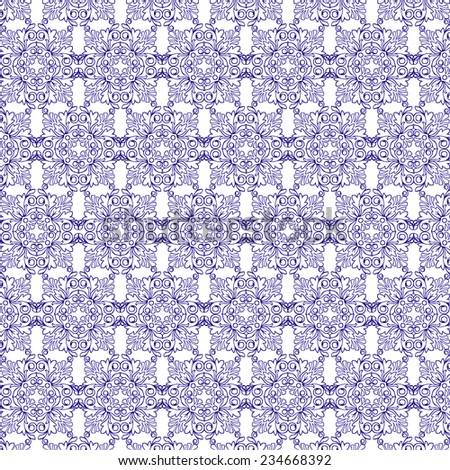 Light blue Elegant seamless pattern. Vector