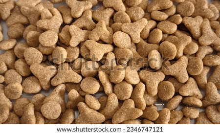texture closeup of dry food for pets Royalty-Free Stock Photo #2346747121