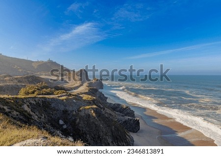 Coast of Cabo Mondego, Murtinheira, Coimbra, Portugal Royalty-Free Stock Photo #2346813891