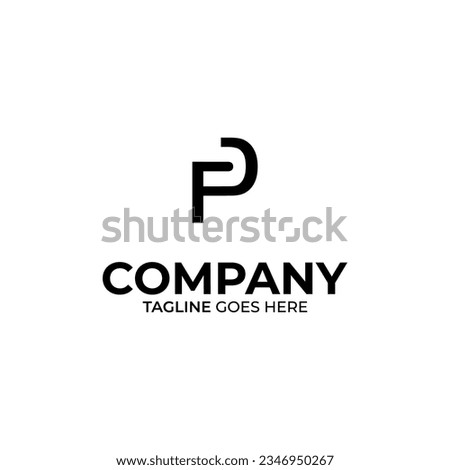 Symbol D logo on white and black background, can be used for art companies, sports, etc