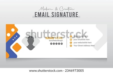 Corporate Modern and Creative Email Signature Design Template