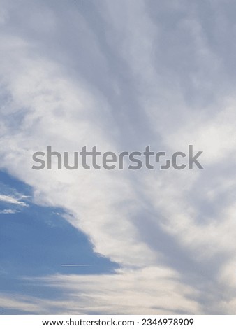 clouds view, nice and calm photo
