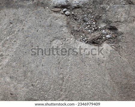 rough and hollow soil texture background. 