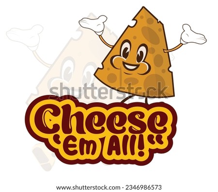 Cheese logo silly or funny, Cheese funny, pizza logo, Barger vector, Cheese eps 