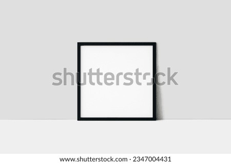 square frame mockup, empty square frame, single frame mockup