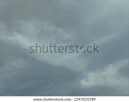 Morning's Muted Symphony: Clouds Paint the Sky in Soft Hues Royalty-Free Stock Photo #2347035789