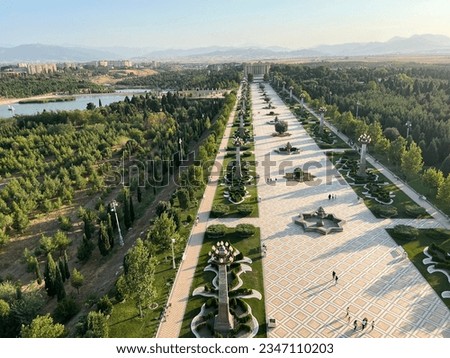 Heydar Aliyev park, Ganja city Royalty-Free Stock Photo #2347110203