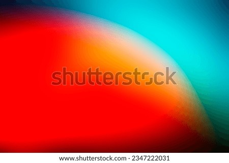 Dazzling effect as intense reds, blues and touches of yellow converge in a captivating display against a dark background, creating a vivid and electrifying visual spectacle. Royalty-Free Stock Photo #2347222031