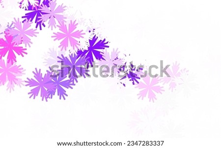 Light Pink, Blue vector abstract pattern with flowers. Colorful illustration with flowers in doodle style. The best design for your business.