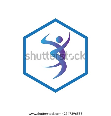 vector illustration of Volleyball sport logo and symbol design