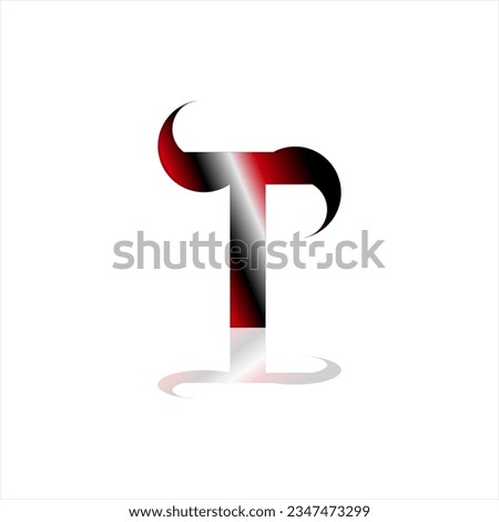 creative gradint logo. black and red logo.letter logo design for company.