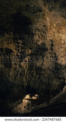 30.07.2023. Arandjelovac, Serbia. Pictures from the famous landmark "Risovaca cave", dark interior photos.