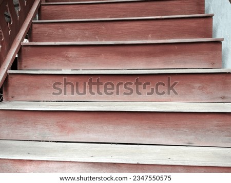 Brown staircase background with natural pattern