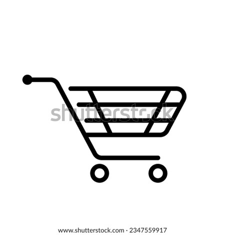 Shopping Cart Icon Vector Art, Icons, and Graphics 