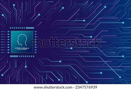 AI chat GPT futuristic background Royalty-Free Stock Photo #2347576939