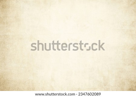OLD TEXTURE BACKGROUND, LIGHT BROWN PAPER DESIGN, VINTAGE NEWSPAPER PATTERN WITH WHITE TEXT SPACE OR COPY SPACE, AGED COVER DESIGN FOR BOOKS OR MAGAZINES, RETRO BACKDROP Royalty-Free Stock Photo #2347602089