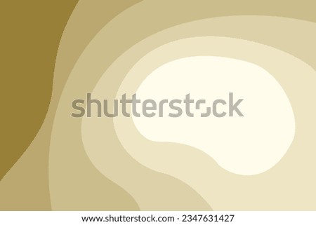 Curve line abstract background brown color vector illustration  background, contour line free form shape background. Royalty-Free Stock Photo #2347631427