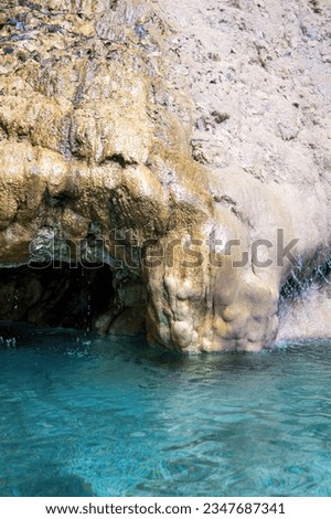 Explore the dynamic intersection of water resources and geological formations. From tranquil lakes to dramatic cliffs, discover the diverse beauty of coastal landscapes Royalty-Free Stock Photo #2347687341