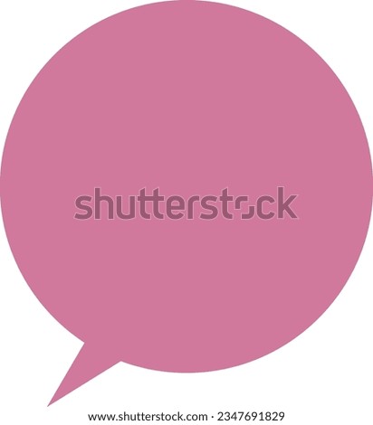 Modern sticker. Grunge Speech bubble. Emotional message. Vector illustration.