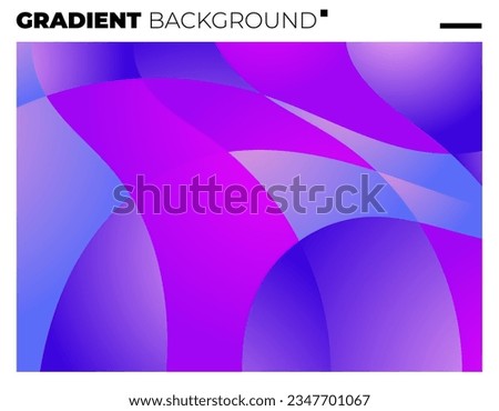 Gradient Smooth and Vibrant Color Background for Cover, Poster, Magazine, Book.

