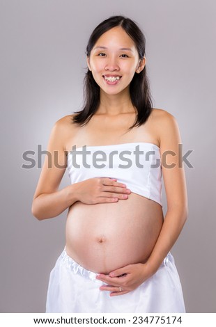 Pregnancy woman portrait