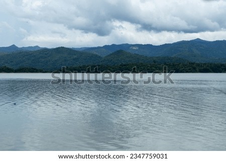 beautiful water Srinakarin Dam, Thailand