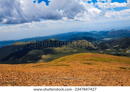Pikes Peak, Manitou Springs, Colorado Mountains Royalty-Free Stock Photo #2347847427