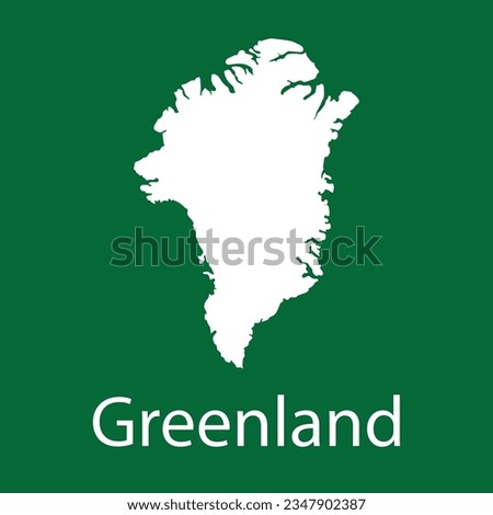 greenland map icon vector illustration design Royalty-Free Stock Photo #2347902387