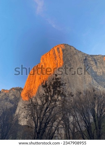 View of El Capitan in Yosemite National Park. Royalty-Free Stock Photo #2347908955