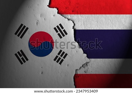 Relations between South Korea and Thailand. South Korea vs Thailand.