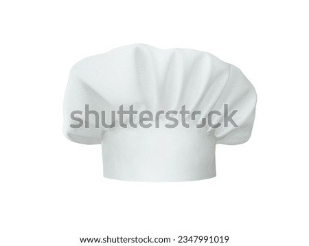 white chef hat isolated on white Royalty-Free Stock Photo #2347991019
