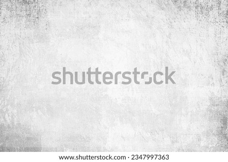 OLD GRUNGE BLACK AND WHITE PAPER TEXTURE, DIRTY SCRATCHED WALLPAPER PATTERN, RAGGED NEWSPAPER DESIGN, GRUNGY WEATHERED TEMPLATE Royalty-Free Stock Photo #2347997363