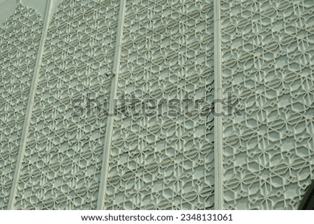 abstract pattern of a building decoration