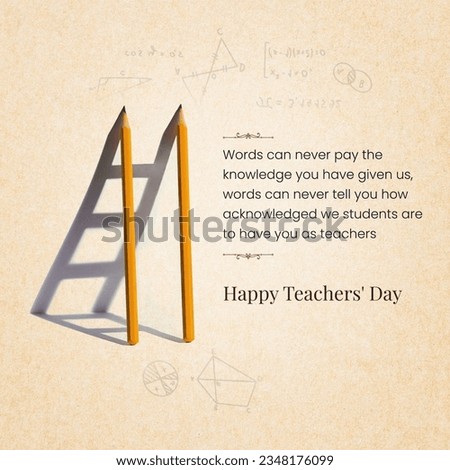 Happy teachers day, Education day
Happy teachers day concept